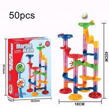 Load image into Gallery viewer, 105 Pcs/Set Marble Tracks Preschool Educational Toys Baby Circuit Marble Race Run Maze Children Building Pipe Blocks Kids Gifts