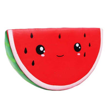 Load image into Gallery viewer, Jumbo Kawaii Watermelon Squishy Simulated Fruit Slow Rising Bread Scented Squeeze Toy Stress Relief for Kid Xmas Gift